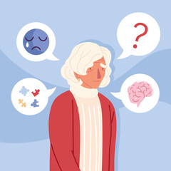 alzheimer symptoms woman