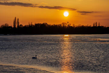 Tramonto sulla laguna