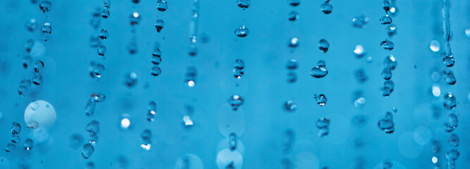 Fototapeta na wymiar water drops in the air