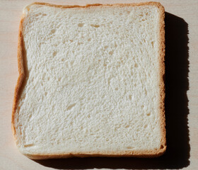Piece of white bread
