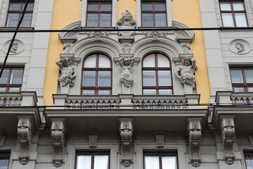 baroque residential (?) building in vienna (austria)