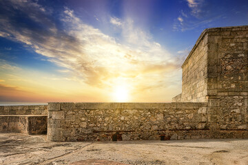 Castle of 'El Morro', a Unesco World Heritage Site, in Havana, Cuba