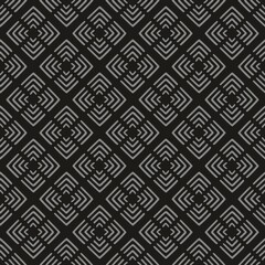 Tile grey and black vector pattern for seamless decoration wallpaper