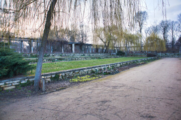 Grünanlage, Park Richard Wagner Hain in Leipzig, Sachsen, Deutschland