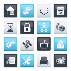 Web Site and Internet icons - vector icon set