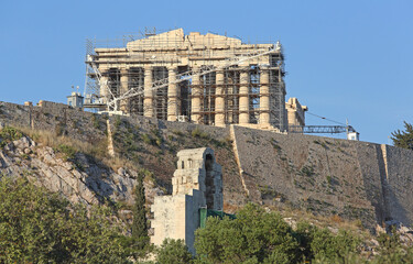 Fototapeta na wymiar Construction Site Parthenon