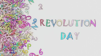 Revolution Day public holiday anti war