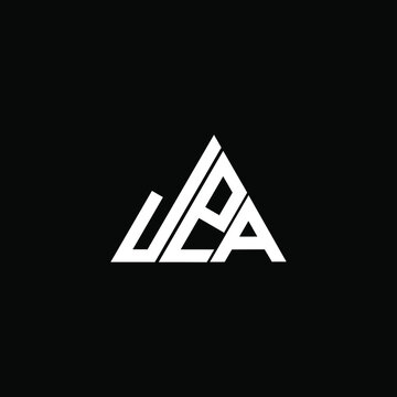 J P A letter logo creative design on black color background. JPA icon