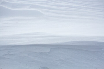 Patterns on the snow. Texture. background. snow - background with empty space for text