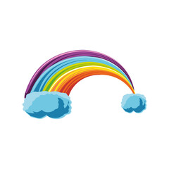 rainbow clouds season