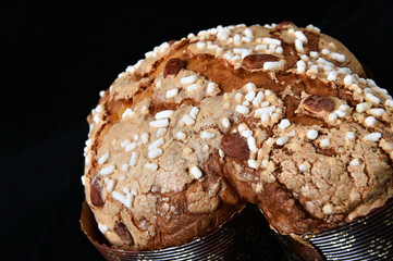 Colomba pasquale or colomba di Pasqua is an Italian traditional Easter bread whit almonds.