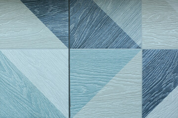  blue ceramic kitchen tile texture with pattern closeup photo