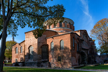 Close up of Hagia Irene or Hagia Eirene exterior