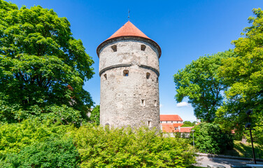 Kiek-in-de-Kok tower in Tallinn old town, Estonia