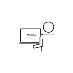 Office workplace symbol Thin line Corporate managers icon. Stroke pictogram graphics for web design. Premium mono linear beautiful simple laconic logo. Vector illustration.