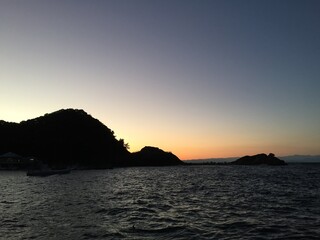 夕暮れ