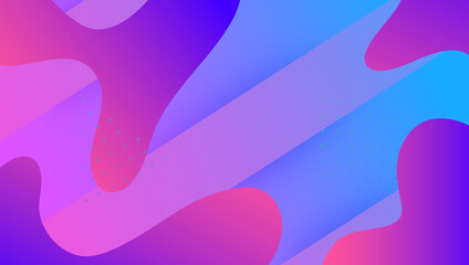 Minimal Shape. Blue Hipster Layout. Futuristic Background. Technology Brochure. Graphic Page. Wavy Landing Page. Abstract Element. Wave Liquid Banner. Magenta Minimal Shape