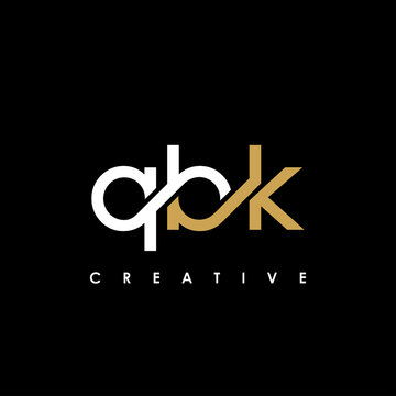 QBK Letter Initial Logo Design Template Vector Illustration