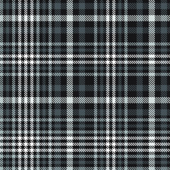 Black and White Ombre Plaid textured seamless pattern suitable for fashion textiles and graphics © Siu-Hong Mok
