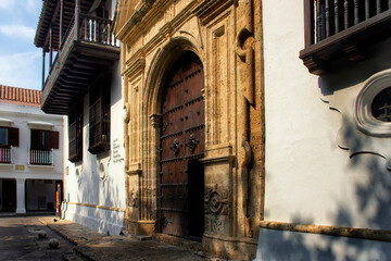 Inquisition Palace, museum of the colonial times who remember the history of the Cartagena de Indias city
