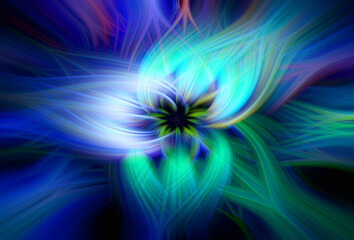 Abstract twisted colorful beauty background