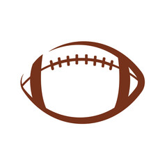 Vector pattern design oval ball in sports american football popular sport competition to find winner