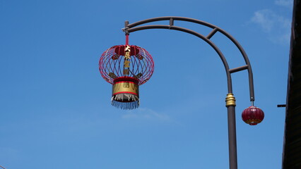 Straßenlaterne in Asien