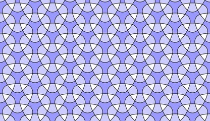 Fototapeta premium Seamless pastel pattern. Template for fabric or wrapping. Textile design. Optical illusions. Pastel colors. Modern textile. Geometric. Stylish background for cards. Pastel blue.