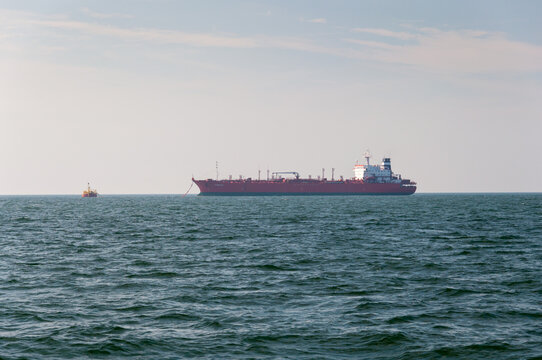 Tankowiec na Morzu Bałtyckim