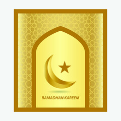 Ramadan kareem template design. Great vector for greeting cards, product marketing, web, social media etc.
