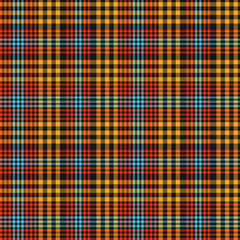 Orange Ombre Plaid textured seamless pattern suitable for fashion textiles and graphics