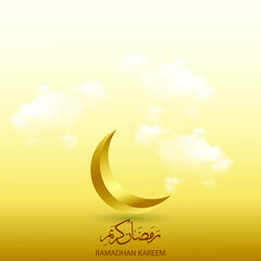 Obraz na płótnie Canvas Ramadan kareem template. Great vector for social media, greeting cards etc.