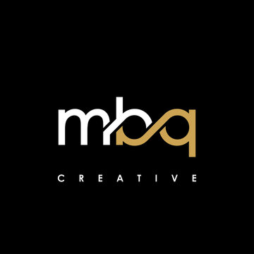 MBQ Letter Initial Logo Design Template Vector Illustration
