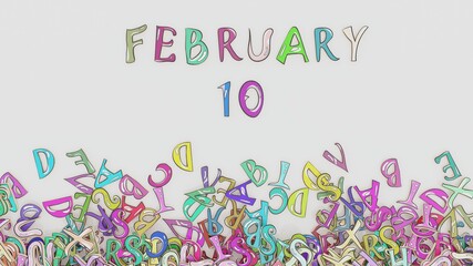 february 10 date calendar schedule birthday use