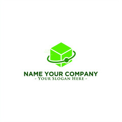 shipping logo design concept