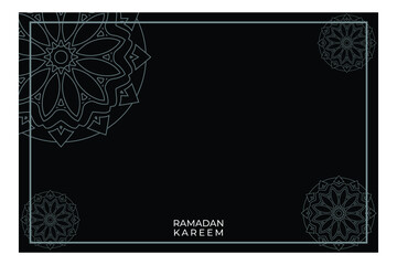 Ramadan kareem template design. Great vector for Islamic invitations, social media, greeting cards etc.