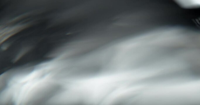 Closeup Abstract Shot of Glass Creating a Fog-Like Effect