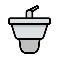 Obraz premium Bidet Icon