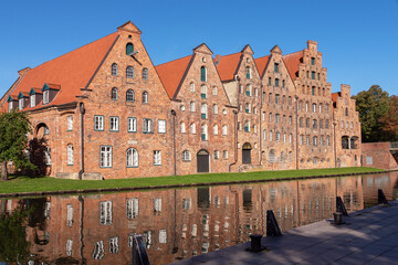 Die alten Salzspeicher in der Hansestadt Lübeck, Schleswig-Holstein