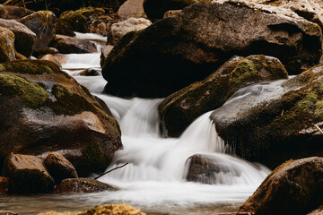 river water among the stones