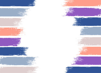 Fototapeta premium Colorful vector brush srokes texture. Distressed uneven background made of lines of different colors. Abstract distressed vector illustration. Overlay for interesting effect and depth. EPS10