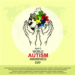 World Autism Awareness Day, poster
