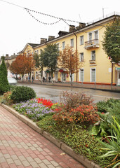 Fototapeta na wymiar View of Baranovichi. Belarus