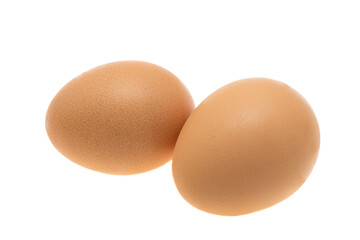 chicken eggs isolated