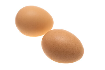 chicken eggs isolated