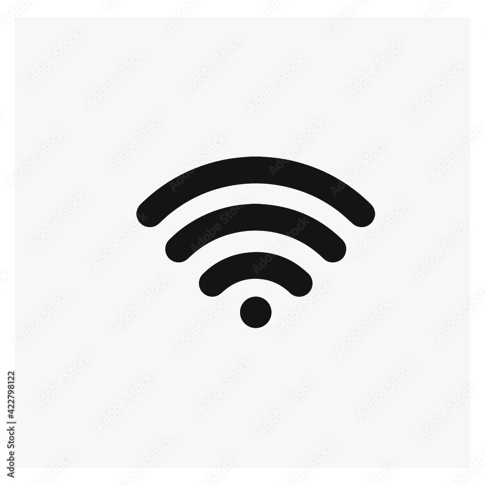 Poster wireless vector icon. editable stroke. linear style sign for use on web design and mobile apps, logo