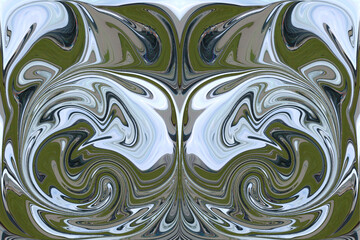 Abstraction and collage in one using the distortion of the color and shape of the layer to enhance the imagination. © Waldemar