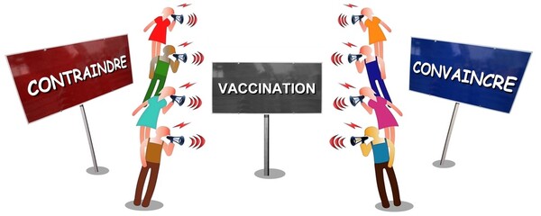 Débat vaccination "Contraindre vs Convaincre"