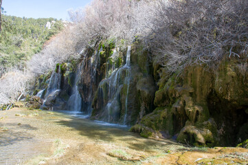 Nacimiento del río Cuervo, Cuenca, Castilla la Mancha, España