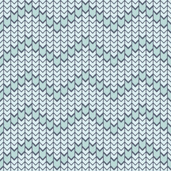 Knitted geometric seamless background with color lines.